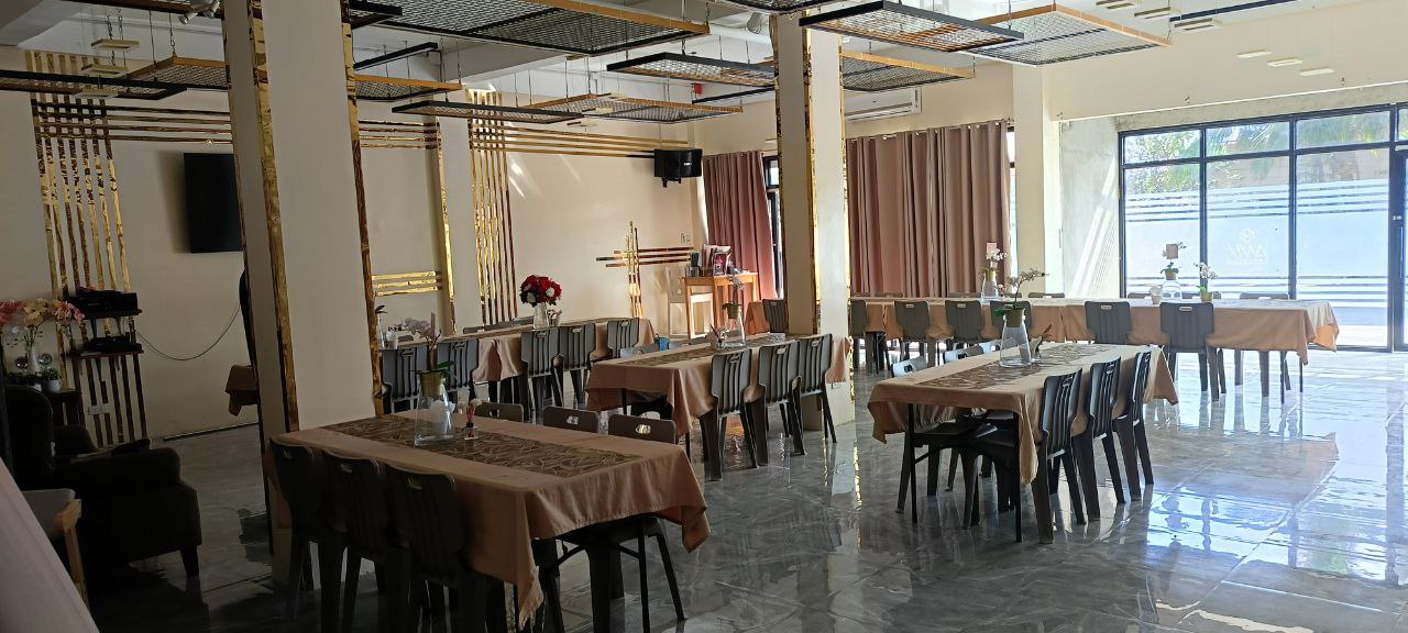 Wedding reception preparation